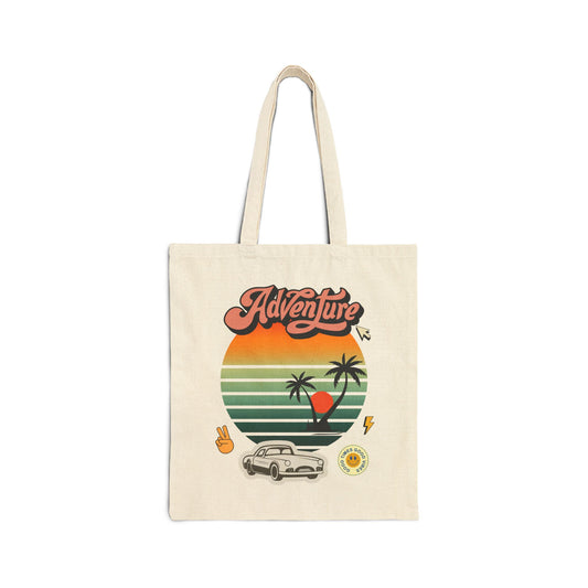 Adventure Retro Tote Bag