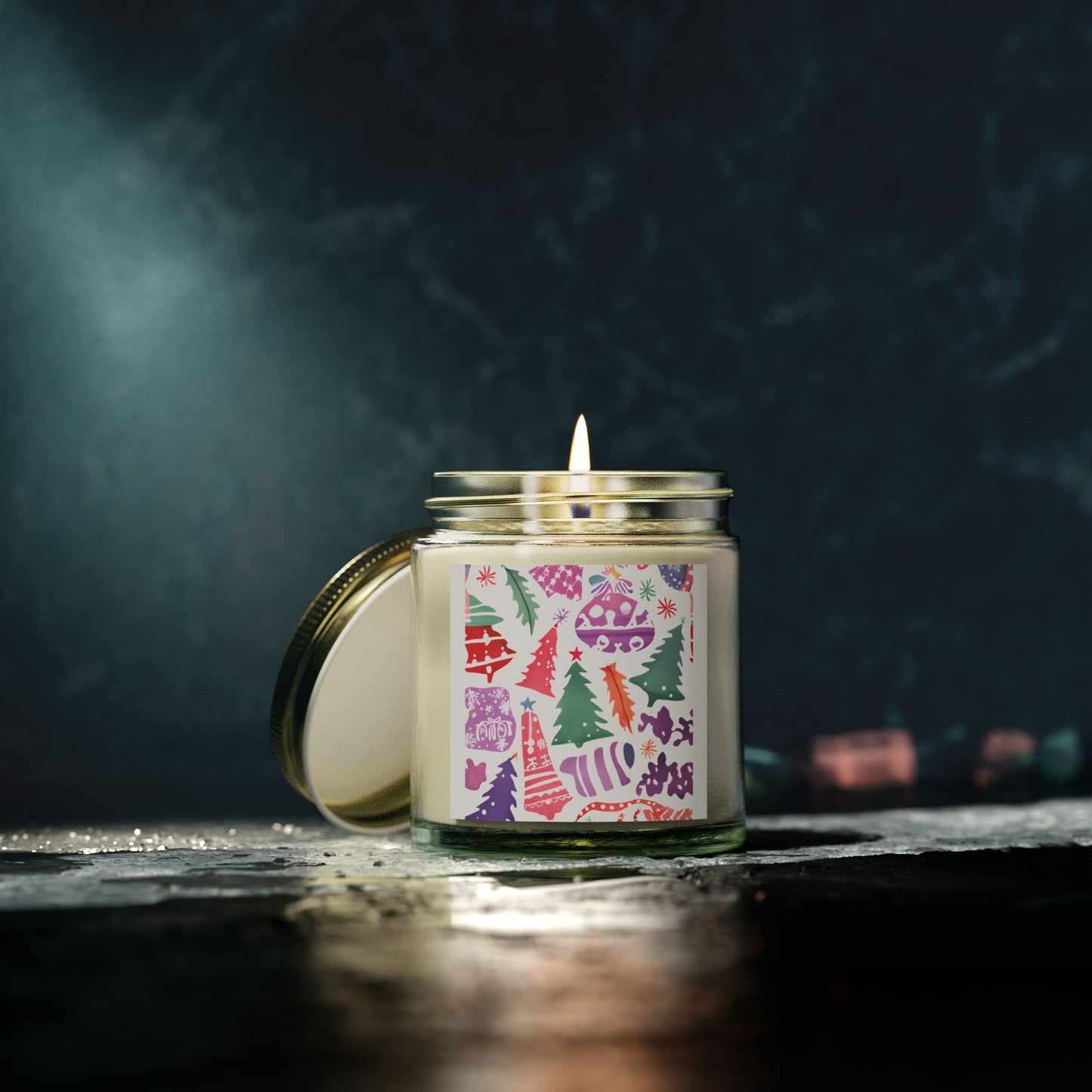 Holiday Scented Candles (Coconut Apricot Wax)